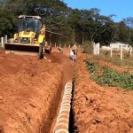 Obras de infraestrutura da segunda etapa do empreendimento Bom Sucesso em Minas Gerais.