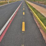 Foto da pista de ciclismo do empreendimento Mellucci localizado em Itápolis no estado de São Paulo.