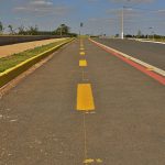 Pista de ciclismo do empreendimento Mellucci localizado em Itápolis no estado de São Paulo.