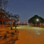 Praça localizada em Itápolis.