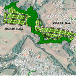 Mapa do empreendimento Luiza Graçano na cidade de Barroso em Minas Gerais.