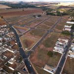 Vista aérea das construções no empreendimento Mellucci em São Paulo