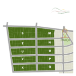 Planta do empreendimento Alto Santo Antônio localizado em São Tiago no estado de Minas Gerais.