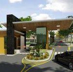 Portaria do empreendimento Morada da Serra localizado no município Cruzeiro em São Paulo.